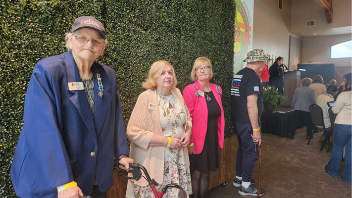 Ceremony for CA VVA Chapter 355 by the CA San Fernando Valley &#38; Alliklik Chapters NSDAR.